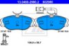 ALFA 16414220520130 Brake Pad Set, disc brake